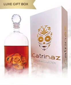 Catrinaz® - Carafe Premium Tête De Mort - Carafe - Carafe - Carafe à Tequila - Carafe à Whisky - Carafe - Tête De Mort - 1L - Coffret Cadeau Luxe - Cadeau Homme & Femme -Cuisine Fournitures Magasin 1000x1200 10