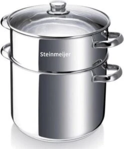 Set De Casseroles à Vapeur Steinmeijer -4L En Acier Inoxydable Ø 24 Cm - 3 Pièces - Avec Fond 6 Couches 7 Set De Casseroles à Vapeur Steinmeijer -4L En Acier Inoxydable Ø 24 Cm - 3 Pièces - Avec Fond 6 Couches -Cuisine Fournitures Magasin 1001x1200 1