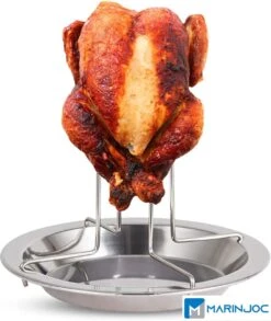 Marinjoc - Grille Poulet - Support Poulet Bbq - Grillades Kip - Grille Kip Pour Four Et Ou Bbq - Accessoires Barbecue -Cuisine Fournitures Magasin 1010x1200