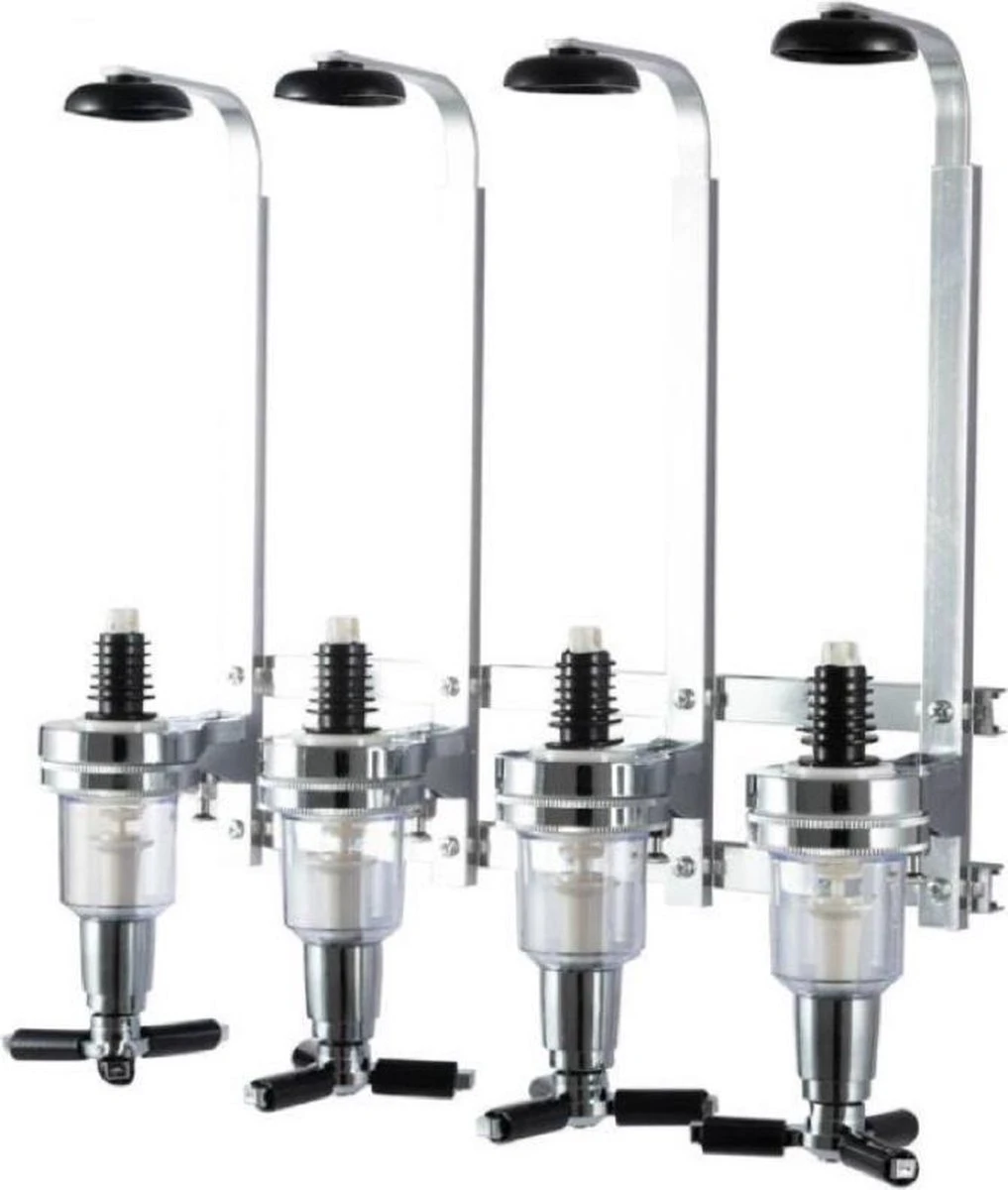 Distributeur De Bar - Distributeur Mural - Bar - Shottapper - Robinet De Boisson - Shots - Bar Majordome Pour 4 Bouteilles 2 Distributeur De Bar - Distributeur Mural - Bar - Shottapper - Robinet De Boisson - Shots - Bar Majordome Pour 4 Bouteilles – Image 2