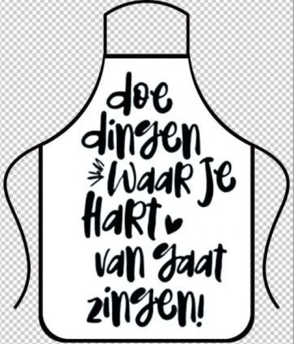 Tablier De Cuisine Réglable - Faites Des Choses Qui Font Chanter Votre Cœur - Taille Unique - Drôle - Reconnaissant 1 Tablier De Cuisine Réglable - Faites Des Choses Qui Font Chanter Votre Cœur - Taille Unique - Drôle - Reconnaissant
