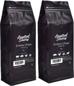 Smokers De Longue Rue | Bois De Fumage | Fumer Des Snippers De Bois | Combi | Beuk Et Hickory | 2 Kg |