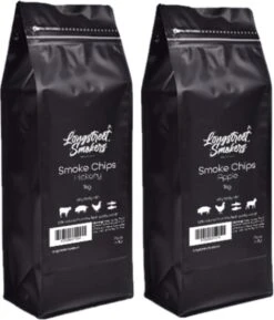 Smokers De Longue Rue | Bois De Fumage | Fumer Des Snippers De Bois | Combi | Pomme Et Hickory | 2 Kg |