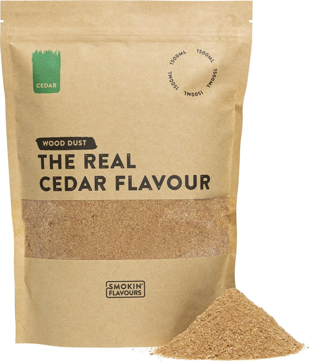 Smokin' Flavours | Copeaux De Fumage | Cèdre | 1 500 Ml | Bois De Fumage 1 Smokin' Flavours | Copeaux De Fumage | Cèdre | 1 500 Ml | Bois De Fumage