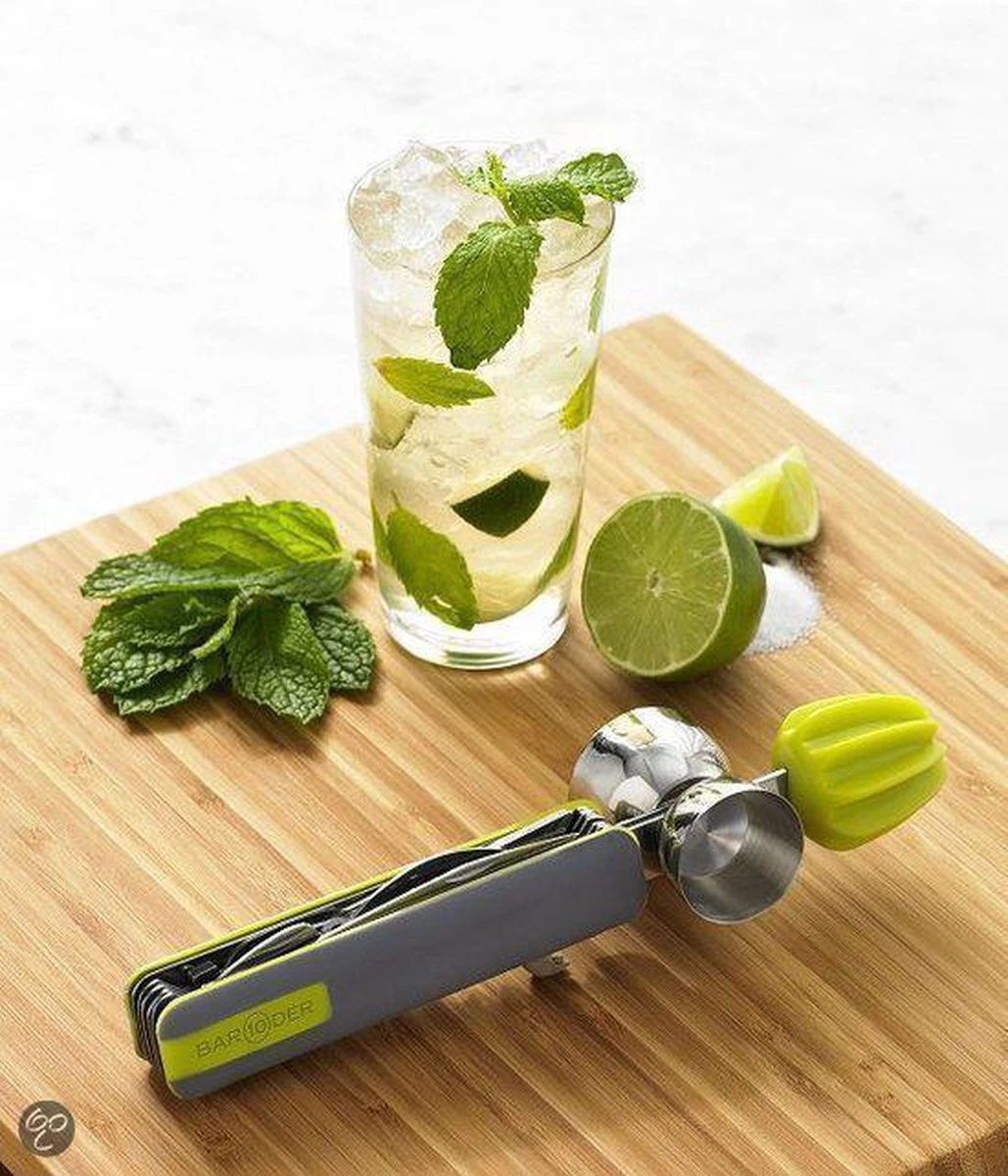 Bar10der Bartool Pour Cocktails Avec 10 Fonctions Vert 4 Bar10der Bartool Pour Cocktails Avec 10 Fonctions Vert – Image 4