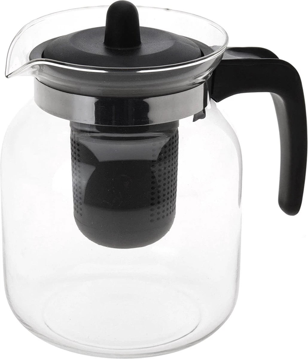 Théière/pichet En Verre 1,5 L - Théière En Verres - Cafetière - Service à Thé - Café - Thé - Théières - Pichets - Théière 2 Théière/pichet En Verre 1,5 L - Théière En Verres - Cafetière - Service à Thé - Café - Thé - Théières - Pichets - Théière – Image 2