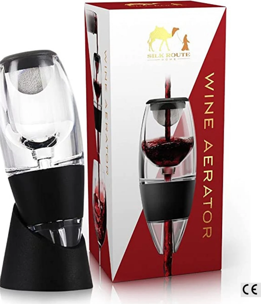 Onirique - Aérateur De Vin - Carafe à Vin - Vin - Aérateur - Anti-goutte - Rapide - Décanter - Verseur De Carafe - Avec Passoire 5 Onirique - Aérateur De Vin - Carafe à Vin - Vin - Aérateur - Anti-goutte - Rapide - Décanter - Verseur De Carafe - Avec Passoire – Image 5