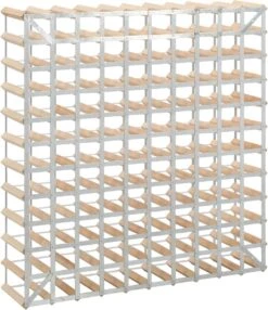 Furniture Limited - Casier à Vin Pour 120 Bouteilles En Bois De Pin Massif -Cuisine Fournitures Magasin 1035x1200 2