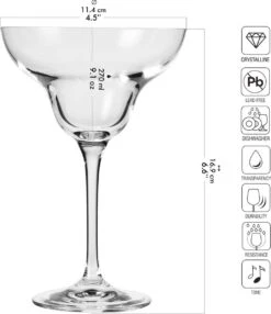 Verres à Verres à Cocktail KROSNO Margarita | Lot De 6 | 270 Ml | Collection Avant- Garde | Perfect Pour La Maison, Les Restaurants Et Les Fêtes | Lave-vaisselle -Cuisine Fournitures Magasin 1035x1200 8
