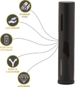 George Napoli - Tire-bouchon électrique - Tire-bouchon électrique - Set De Vin - Accessoires Pour Le Vin - Set Tire-bouchon électrique - Ouvre-bouteille De Vin -Cuisine Fournitures Magasin 1037x1200 4