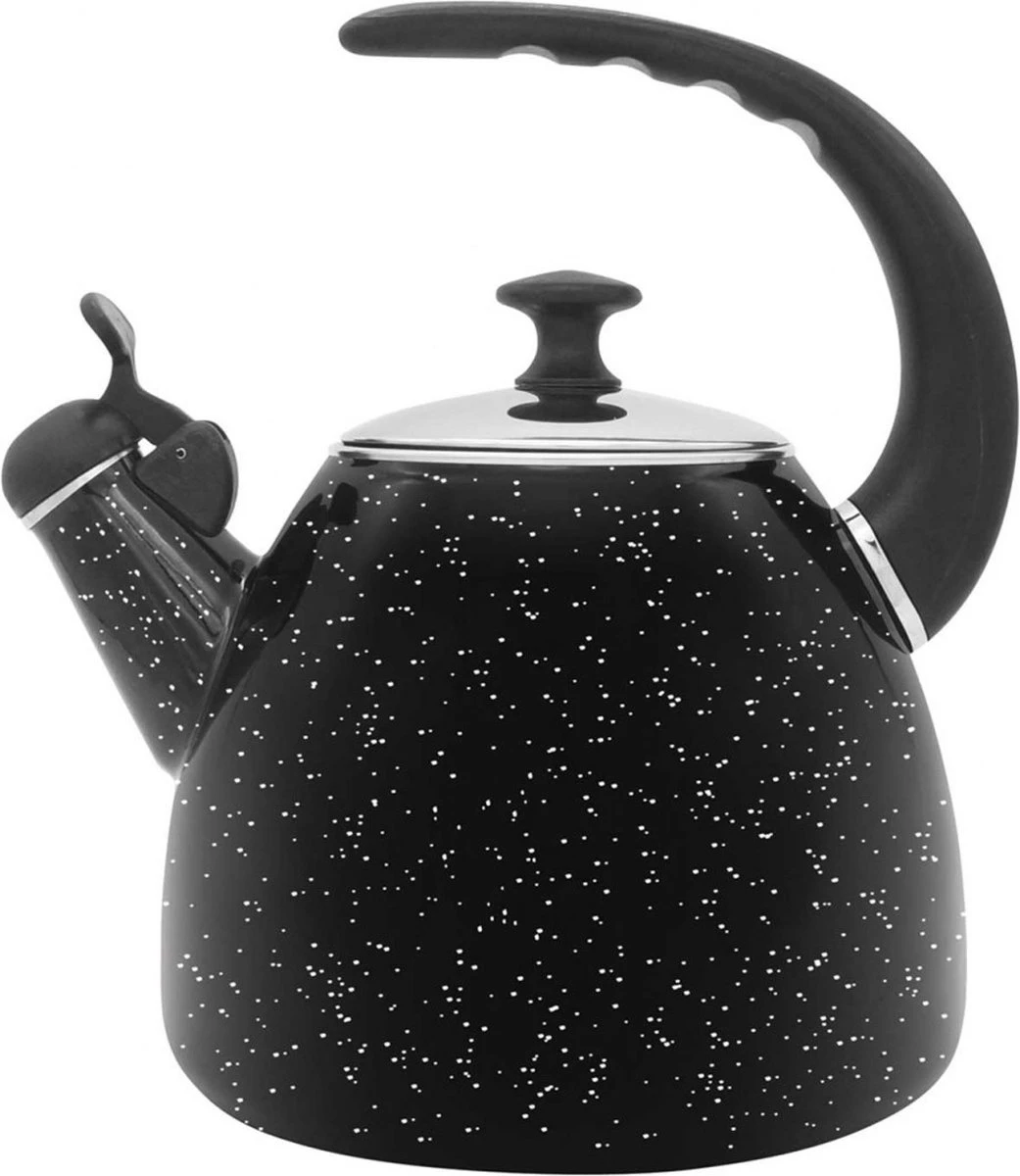 Klausberg KB-7459 Bouilloire Sifflante émaillée Noir Moucheté 2,8 Litres - Convient à Tous Feux Dont Induction - Design Unique - émaillée 1 Klausberg KB-7459 Bouilloire Sifflante émaillée Noir Moucheté 2,8 Litres - Convient à Tous Feux Dont Induction - Design Unique - émaillée
