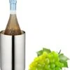 Seau à Vin Relaxdays En Acier Inoxydable - Double Paroi - Seau à Champagne - Seau à Bouteilles Vin Blanc