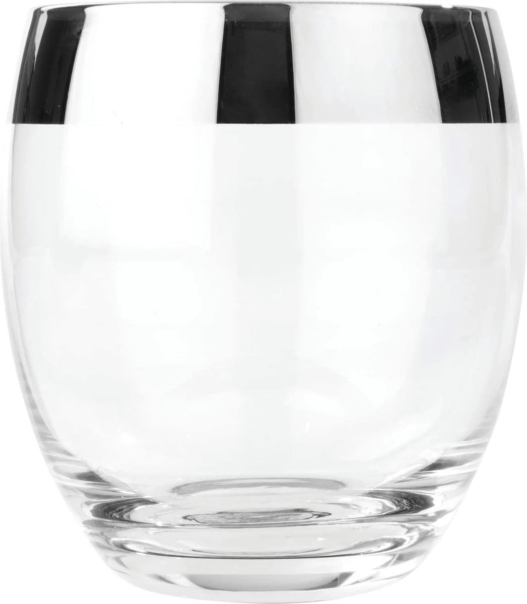 Viski Irving Chrome Rim Crystal Lowball Tumblers Set De 2 – Verre Cristallin De Premium Supérieure, élégants Verres à Whisky Lowball, Verres à Cocktail Coffret Cadeau – 9 Oz 2 Viski Irving Chrome Rim Crystal Lowball Tumblers Set De 2 – Verre Cristallin De Premium Supérieure, élégants Verres à Whisky Lowball, Verres à Cocktail Coffret Cadeau – 9 Oz – Image 2