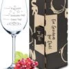Verre à Vin Avec Gravure - Schlechter Tag, Guter Tag, Frag Nicht! - Cadeau Amusant - Cadeau D'anniversaire Original Pour Homme Et Femme - Convient Comme Verres à Vin Rouge Et Verres à Vin Blanc