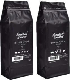 Smokers De Longue Rue | Bois De Fumage | Fumer Des Snippers De Bois | Combi | Hêtre Et Cerises | 2 Kg |