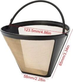 Filtres à Café Permanents TAIZER 3 Pièces Réutilisables En Acier Inoxydable Doré Filtre Kegel Style Maille Panier Tasse Utilisé Pour La Filtration Du Thee -Cuisine Fournitures Magasin 1059x1200 2