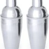 Bella Set De 3 Shakers 550 Ml Inox Semi-mat 8,5 X 21 Cm - Fournitures Bar/café - Réaliser Des Cocktails - Tasses à Mix/secouer