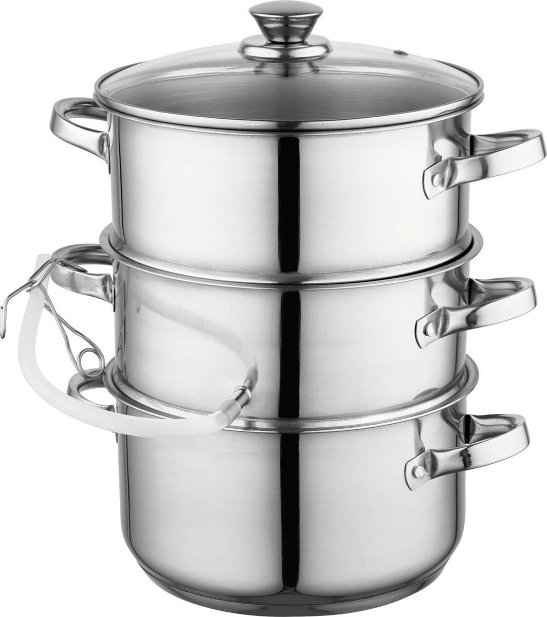 Presse-agrumes Professionnel 6 Pièces Florina / Presse-agrumes Lent Et Cuiseur Vapeur Pour La Cuisinière 8L - Presse-agrumes - Casserole à Jus - Presse-agrumes - Extracteur De Vapeur - Presse-fruits - Acier Inoxydable 12 Presse-agrumes Professionnel 6 Pièces Florina / Presse-agrumes Lent Et Cuiseur Vapeur Pour La Cuisinière 8L - Presse-agrumes - Casserole à Jus - Presse-agrumes - Extracteur De Vapeur - Presse-fruits - Acier Inoxydable – Image 12