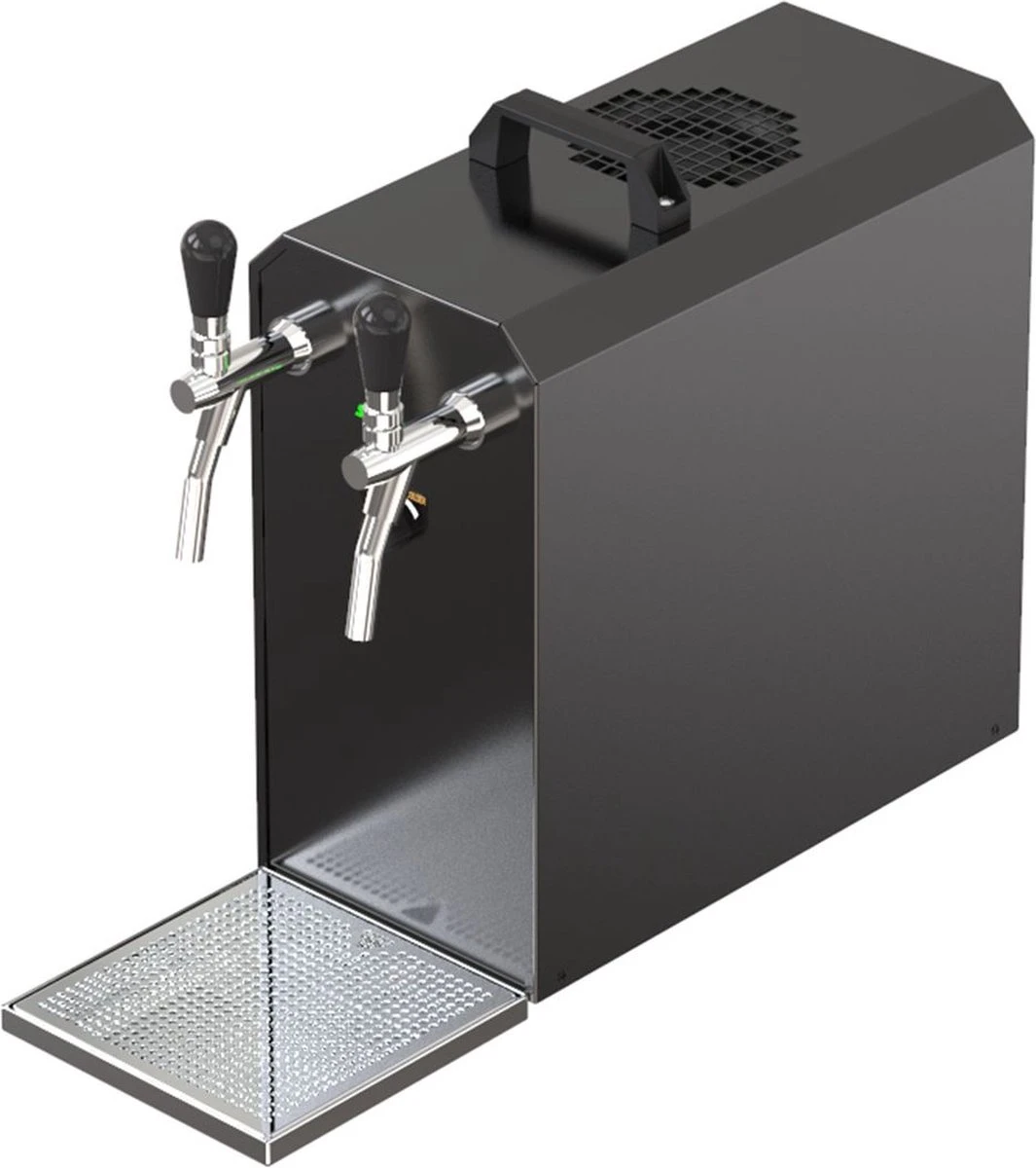 Set De Base Complet - Système De Distribution STREAM 50K Avec Pompe à Air, Caisse à Bière, Refroidisseur De Débit Refroidisseur à Sec 2 Lignes, Jusqu'à 55 Litres / H - BLACK EDITION 3 Set De Base Complet - Système De Distribution STREAM 50K Avec Pompe à Air, Caisse à Bière, Refroidisseur De Débit Refroidisseur à Sec 2 Lignes, Jusqu'à 55 Litres / H - BLACK EDITION – Image 3