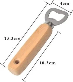 OurLeeme Décapsuleur, 10 Pcs Poignée En Bois Ouvre-Bouteille De Bière Portable Durable Ouvre-Bouteille En Bois Naturel Grand Cadeau Pour Hommes -Cuisine Fournitures Magasin 1071x1200 3