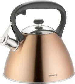 Bouilloire Sifflante Klausberg KB-7209 - 3L - Acier Inoxydable - Toutes Sources De Chaleur