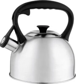 Bouilloire Sifflante Florina ''Onda'' - Bouilloire - Bouilloire - Avec Poignée Cool Touch - Pour Toutes Les Sources De Chaleur - 2.1L - Acier Inoxydable