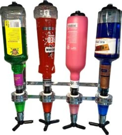 United Entertainment - Bar Butler Shots Distributeur Mural - Pour 4 Bouteilles