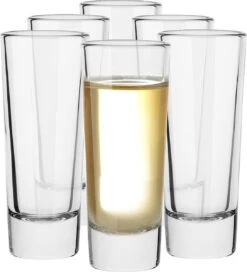 Vodka Verres Verres à Liqueur Stamper Shooter Verres Verres à Liqueur Glas Pour Genièvre Tequila Gin Vodka Shot Glas à Liqueur | Va Au Lave-vaisselle | Collecte De Pierres | 60 Ml | Série De 12