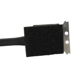 Brosse De Nettoyage Pour Barbecue En Acier Trempé - Or Noir - 27x7x7cm | Outils De Barbecue | Brosse 2 En 1 Pour Poncer Et Essuyer -Cuisine Fournitures Magasin 1096x1200 4