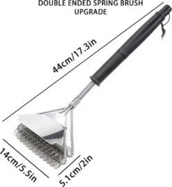 Brosse à BBQ Avec Grattoir - Brosse à Barbecue Multifonctionnelle - Avec Grattoir - Extra Solide - Sans Poils - Nettoyant Pour Grille - Outils Pour Barbecue Grillmaster 7 Brosse à BBQ Avec Grattoir - Brosse à Barbecue Multifonctionnelle - Avec Grattoir - Extra Solide - Sans Poils - Nettoyant Pour Grille - Outils Pour Barbecue Grillmaster -Cuisine Fournitures Magasin 1100x1200 2