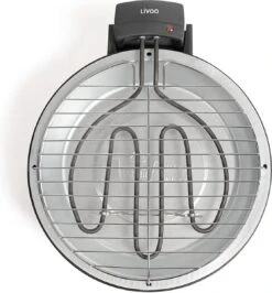 LIVOO Barbecue De Table Electric - BBQ De Table électrique - Ø; 30 Cm - Puissance 1250 W - Bac à Graisse Amovible. Voyant Lumineux. 4 Pieds Antidérapants. Entièrement Démontable -Cuisine Fournitures Magasin 1115x1200