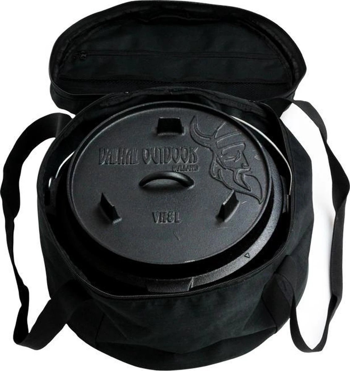 Valhal Outdoor Sac Pour Dutch Oven - VH.BAG - Nylon, DO Jusqu'à 8L, Fond Renforcé Et Compartiments Supplémentaires à L'intérieur 3 Valhal Outdoor Sac Pour Dutch Oven - VH.BAG - Nylon, DO Jusqu'à 8L, Fond Renforcé Et Compartiments Supplémentaires à L'intérieur – Image 3