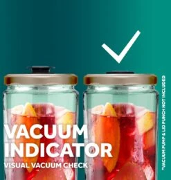 Airtender Vin Aerator And Vacuum Set - Pompe à Vin - Aspirateur De Conservation Des Aliments - - Décanteur à Vin - Acier Inoxydable - Coffret Cadeau -Cuisine Fournitures Magasin 1138x1200 10