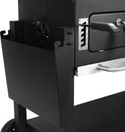 NATERIAL - Barbecue à Charbon KING SIZE - 15 Personnes - H.129 X L.175 X P.65 Cm - Acier émaillé - Zwart - Chariot Grill - Barbecue Angulaire 11 NATERIAL - Barbecue à Charbon KING SIZE - 15 Personnes - H.129 X L.175 X P.65 Cm - Acier émaillé - Zwart - Chariot Grill - Barbecue Angulaire -Cuisine Fournitures Magasin 1139x1200