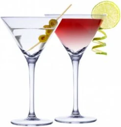 Alpina Set De 4x Verres à Cocktail Martini Avec Shaker à Cocktail De Luxe En Acier Inoxydable - 220 Ml - Boire Des Cocktails - Cocktails -Cuisine Fournitures Magasin 1139x1200 6