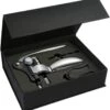 SdG - Tire-bouchon De Luxe - Décapsuleur - Décapsuleur - Aluminium Haute Qualité - 3 Pièces - Coffret Cadeau - Coffret Cadeau - Cadeau Vaderdag - Cadeau
