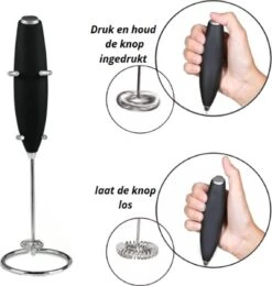 Mousseur à Lait Manuel Getnes® - Mousseur à Lait - Avec Piles -Cuisine Fournitures Magasin 1142x1200 1