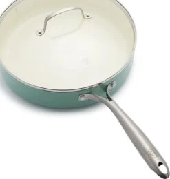 GreenLife Artizan Sauteuse Avec Revêtement Antiadhésif 30 Cm / 4,8 Litres, Sans PFAS, Turquoise 7 GreenLife Artizan Sauteuse Avec Revêtement Antiadhésif 30 Cm / 4,8 Litres, Sans PFAS, Turquoise -Cuisine Fournitures Magasin 1142x1200
