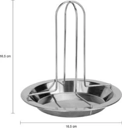 Krumble Pour Four Ou Barbecue - Grille Kip - Support Poulet - Poulet à Griller - Support Poulet - Support Poulet BBQ - Accessoires Barbecue - Acier Inoxydable - Argent -Cuisine Fournitures Magasin 1145x1200 3