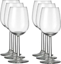 6x Verres à Vin De Luxe Pour Vin Blanc 230 Ml Bouquet - 23 Cl - Verres à Vin Blanc - Boire Du Vin - Verres à Vin à Vin En Verre