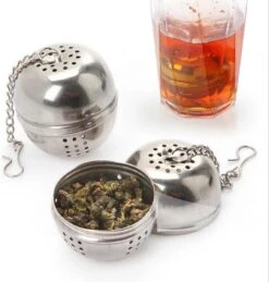 *** 2x Infuseur à Thee En Acier Inoxydable - Filtre à Thé Mâle - Passoire à Thé En Vrac - Infuseur - Tea Man - 2 Pièces - De Heble® ***