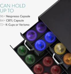 Porte-capsule Navaris Avec 4 Tiroirs - Compatible Avec Nespresso Et D'autres Marques - Support Pour Tasses à Café - Organisateur Pour Tasses Et Accessoires 11 Porte-capsule Navaris Avec 4 Tiroirs - Compatible Avec Nespresso Et D'autres Marques - Support Pour Tasses à Café - Organisateur Pour Tasses Et Accessoires -Cuisine Fournitures Magasin 1148x1200 4