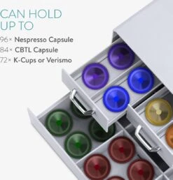 Porte-capsule Navaris Avec 4 Tiroirs - Compatible Avec Nespresso Et Plus - Support Pour Tasses à Café - Organisateur Pour Tasses Et Accessoires - Porte-gobelet Noir 8 Porte-capsule Navaris Avec 4 Tiroirs - Compatible Avec Nespresso Et Plus - Support Pour Tasses à Café - Organisateur Pour Tasses Et Accessoires - Porte-gobelet Noir -Cuisine Fournitures Magasin 1148x1200 5