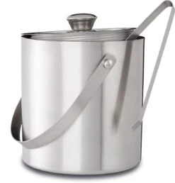 Relaxdays - Seau à Glace Avec Pince Et Couvercle 2 Litres - Seau à Glace Argenté - Acier Inoxydable -Cuisine Fournitures Magasin 1149x1200 6