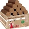 Briquettes De Bois De Hêtre Italien Fior Di Brace Pour Le Four à Pizza, Le Gril Et Le Barbecue 13KG, Mieux Que Le Charbon De Bois!