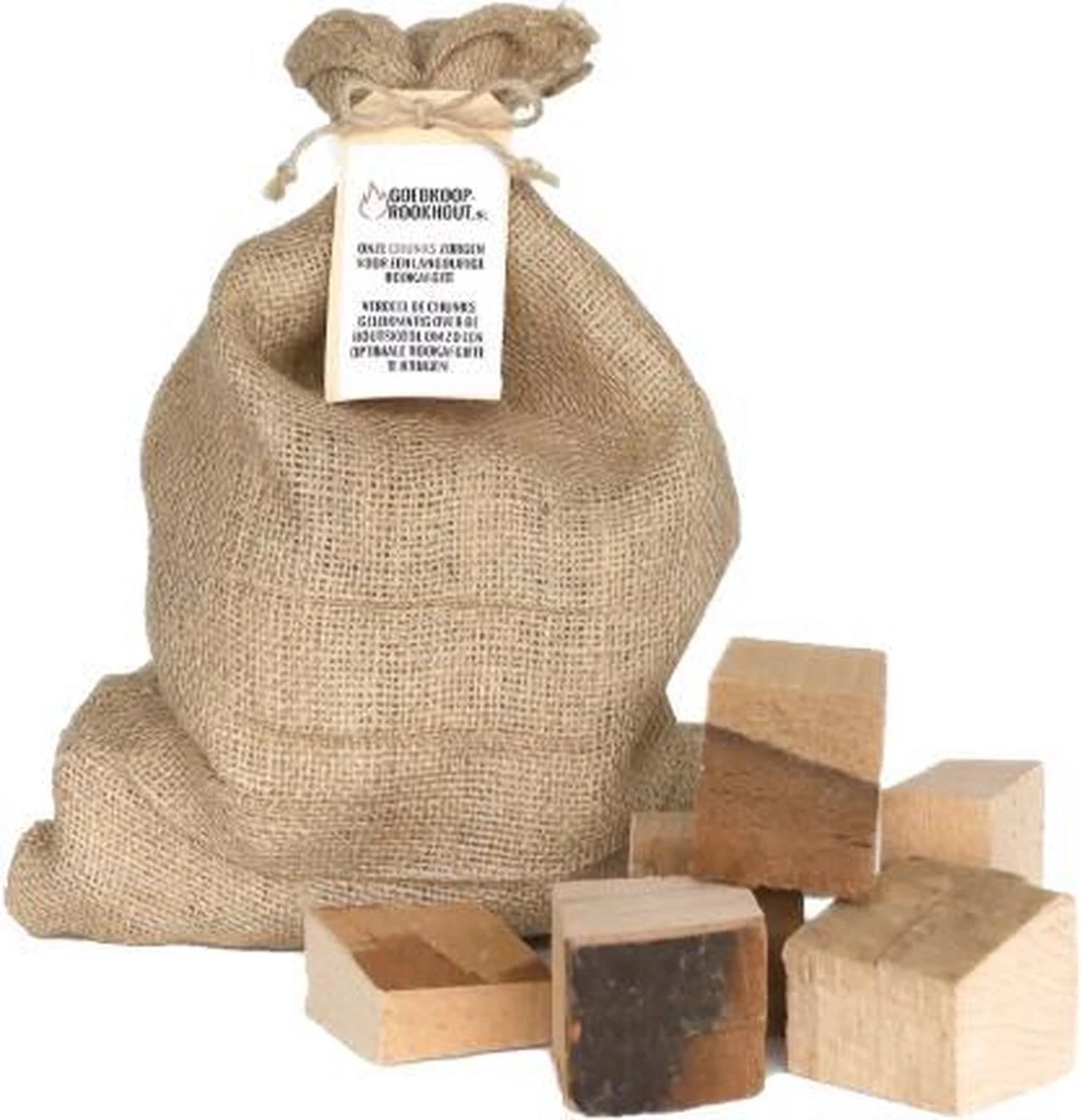 Morceaux De Hêtre - 1,5 KG - Bois De Fumée - BBQ 1 Morceaux De Hêtre - 1,5 KG - Bois De Fumée - BBQ