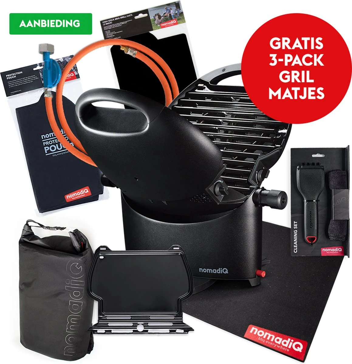 Pack Barbecue NomadiQ ULTIMATE OUTDOOR - Le Barbecue à Gaz Ultime Avec Tous Les Accessoires Pour Griller N'importe Où 2 Pack Barbecue NomadiQ ULTIMATE OUTDOOR - Le Barbecue à Gaz Ultime Avec Tous Les Accessoires Pour Griller N'importe Où – Image 2