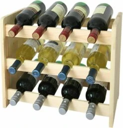 Casier à Vin - 38x42x26,5 Cm (LxlxP) - Bois Massif - 12 Bouteilles - Casier à Bouteilles Modulaire Et Empilable - Porte-bouteilles Debout 9 Casier à Vin - 38x42x26,5 Cm (LxlxP) - Bois Massif - 12 Bouteilles - Casier à Bouteilles Modulaire Et Empilable - Porte-bouteilles Debout -Cuisine Fournitures Magasin 1159x1200 11