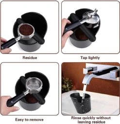 Café Knock Box Avec 2 Lingettes Sous Vide - Knock Box - Barista - Espresso Box - Coffee Knockbox 14 Café Knock Box Avec 2 Lingettes Sous Vide - Knock Box - Barista - Espresso Box - Coffee Knockbox -Cuisine Fournitures Magasin 1161x1200 4