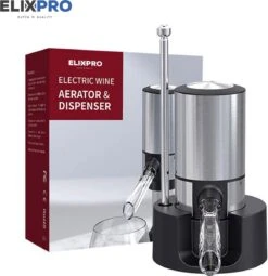 ElixPro - Robinet à Vin électrique - Aérateur à Vin électrique - Accessoires à Vin Le Vin - Aérateur à Vin - Aérateur à Vin De Luxe
